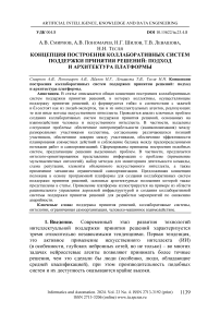 Концепция построения коллаборативных систем поддержки принятия решений: подход и архитектура платформы