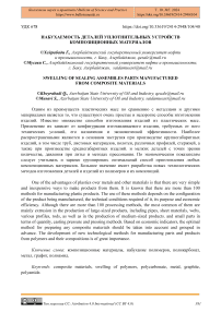 Набухаемость деталей уплотнительных устройств композиционных материалов