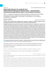 Надсолевой комплекс юго-западной части Прикаспийской нефтегазоносной провинции - важный резерв восполнения ресурсной базы нефти и газа Республики Калмыкия