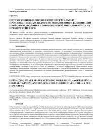 Optimizing smart manufacturing workshop layouts using a digital twin-enhanced SLP-GA multi-objective model: a PCB case study