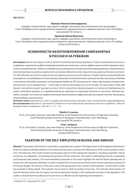 Особенности налогообложения самозанятых в России и за рубежом