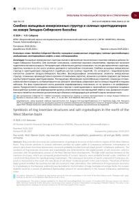 Симбиоз кольцевых инверсионных структур и соляных криптодиапиров на севере Западно-Сибирского бассейна