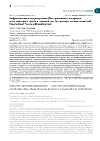 Инфразональные подразделения (биогоризонты) — инструмент для уточнения возраста и строения свит (на примере юрских отложений Европейской России и Шпицбергена)