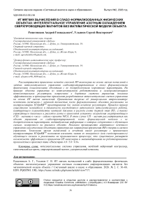 ИТ мягких вычислений в слабо формализованных физических объектах: интеллектуальное управление азотным охлаждением сверхпроводящих магнитов без математической модели объекта