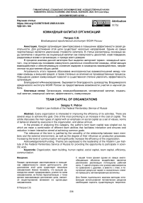 Командный капитал организаций