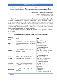 Sarkopeniyani skrining qilish uchun SARC-F so‘rovnomasining o‘zbek tilidagi versiyasi: lingvistik va madaniy moslashtirish natijalari