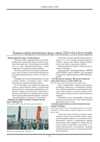 Военно-патриотические акции лета 2026 года в Волгограде