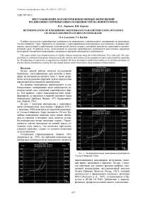 Восстановление параметров ионосферных возмущений по динамике серпообразных особенностей на ионограммах