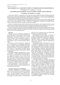 Электронный атлас солнечного спектра в учебно-образовательном процессе