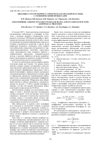 Динамика стратосферного аэрозоля над Камчаткой и ее связь с геофизическими процессами