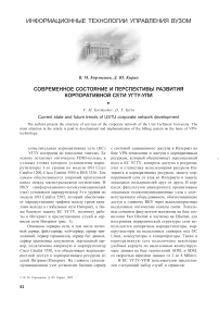 Современное состояние и перспективы развития корпоративной сети УГТУ-УПИ