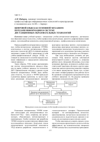 Цифровой язык как основной механизм передачи информации в системе дистанционных образовательных технологий