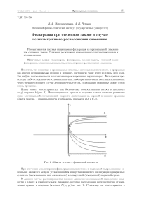 Фильтрация при степенном законе в случае несимметричного расположения скважины