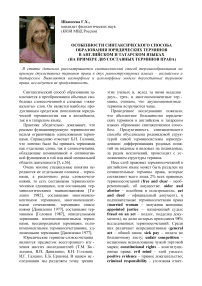 Особенности синтаксического способа образования юридических терминов в английском и татарском языках (на примере двусоставных терминов права)