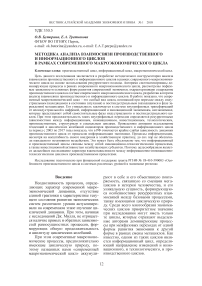 Методика анализа взаимосвязи производственного и информационного циклов в рамках современного макроэкономического цикла