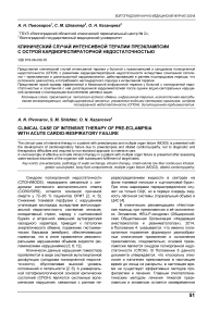 Клинический случай интенсивной терапии преэклампсии с острой кардиореспираторной недостаточностью