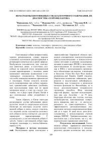 Нематодозы енотовидных собак клеточного содержания, их диагностика и профилактика