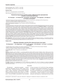 Пигментный ворсинчато-узловой синовит субарокмиального пространства (случай из клинической практики)