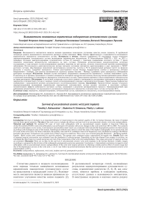 Выживаемость несвязанных керамических эндопротезов лучезапястного сустава