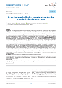 Increasing the radioshielding properties of construction materials in the microwave range