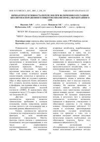 Яичная продуктивность перепелов при включении в их рацион цеолитов и пораженного микотоксинами зерна, обработанного СВЧ