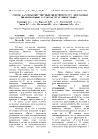 Оценка кардиомиопатии у цыплят-бройлеров при сочетанном микотоксикозе на ультраструктурном уровне