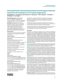 Фотоуправляемый тканеинженерный биологический кардиостимулятор: доказательство концепции на ex vivo модели сердца крысы