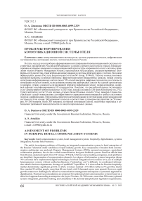 Проблемы формирования коммуникационной системы отеля