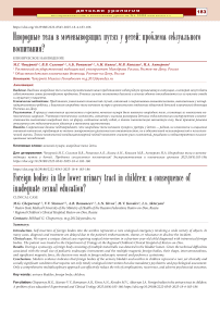 Инородные тела в мочевыводящих путях у детей