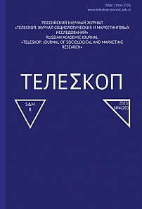 4, 2025 - Телескоп: журнал социологических и маркетинговых исследований