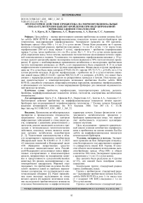 Протекторное действие пробиотика на морфофункциональные показатели печени цыплят-бройлеров при индуцированной энтрофлоксацином гепатопатии