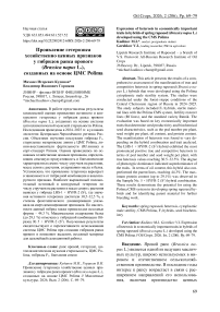 Проявление гетерозиса хозяйственно ценных признаков у гибридов рапса ярового (Brassica napus L.), созданных на основе ЦМС Polima