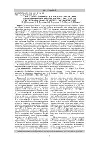 Рентгенограмметрическое исследование диафиза большеберцовых костей овец в норме для разработки и тестирования новых ортопедических конструкций