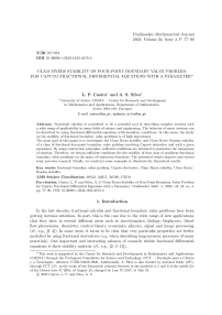 Ulam-Hyers stability of four-point boundary value problem for Caputo fractional differential equations with a parameter