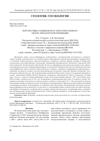 Перспективы Соловьевского золотороссыпного центра Приамурской провинции