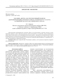 Заказник «Дичун» как перспективный полигон для реинтродукции амурского горала (Nemorhaedus caudatus) в северной части его исторического ареала