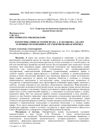 Коммуникативная теория права А.В. Полякова: анализ основных положений и аргументированная критика