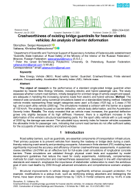 Crashworthiness of existing bridge guardrails for heavier electric vehicles: An analysis of barrier deformation