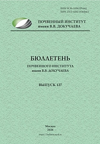 127, 2026 - Бюллетень Почвенного института им. В.В. Докучаева