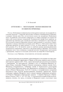 Ерзуново 1 – могильник эпохи викингов в южном Приневье