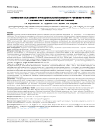 Изменения межсетевой функциональной связности головного мозга у пациентов с хронической инсомнией