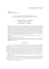 The Turing-Hopf Bifurcation Problem in Three-Dimensional Reaction-Diffusion Systems