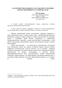 Характеристика объекта состава преступления, предусмотренного статьёй 186 УК РФ