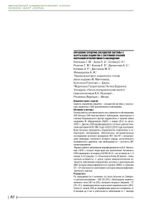 Поражение сердечно-сосудистой системы у кыргызских пациентов с системной красной волчанкой проспективного наблюдения