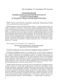 Формирование профессиональной компетентности студента-бакалавра в процессе педагогической практики