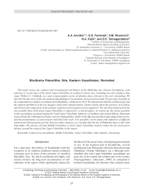 Shulbinka Paleolithic site, Eastern Kazakhstan, revisited