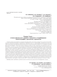 Пещера Газма - стоянка финального среднего палеолита в Азербайджане: палеогеография, хронология, археология