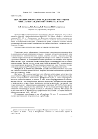 ИК-спектроскопическое исследование экстрактов фенольных соединений проростков льна