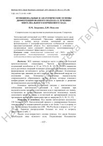 Функциональные и анатомические основы дифференцированного подхода к лечению эпителиального копчикового хода