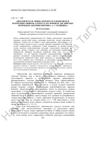 Динамическая эквивалентность в языковом и коммуникативном аспектах (на примере английских переводов «Евгения Онегина» А. С. Пушкина)